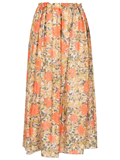 Pavlova Floral-Print Skirt