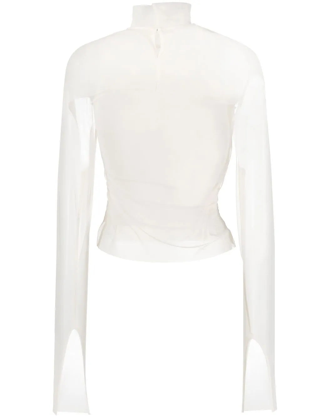 High-Neck Mesh Top
