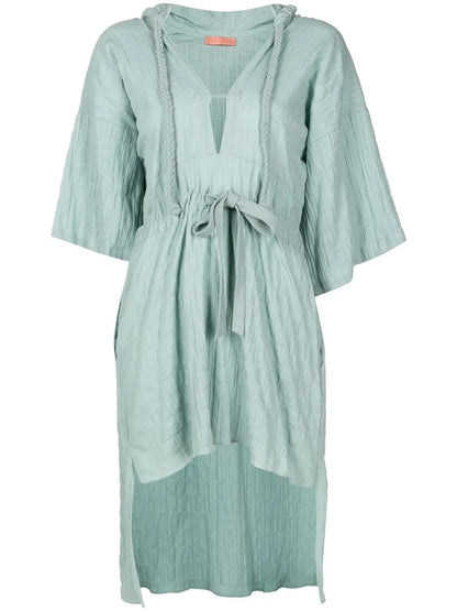 Okeefe Hooed Midi Dress