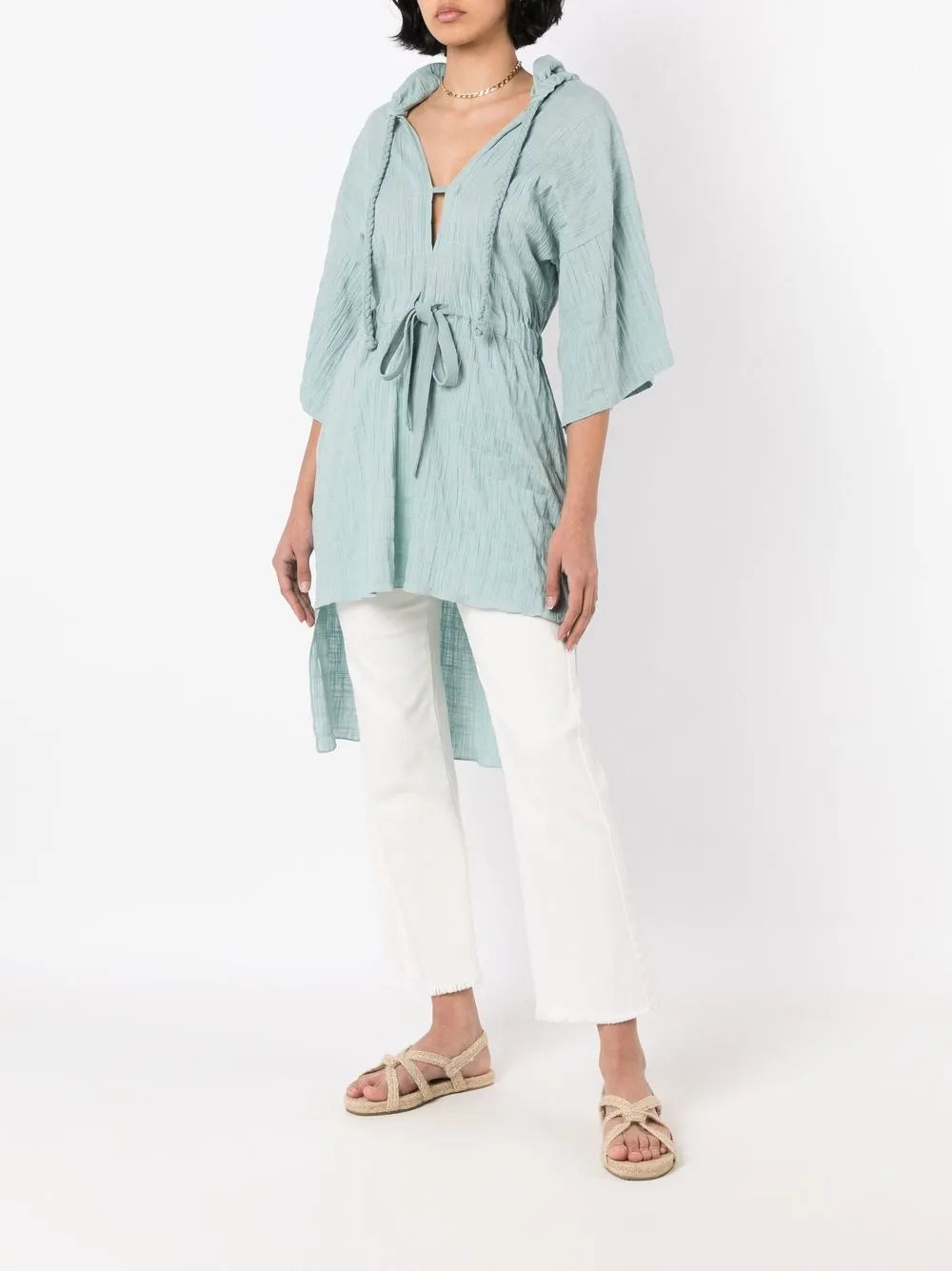 Okeefe Hooed Midi Dress