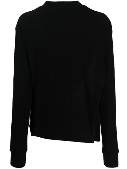 Slash Knife-Pleat Sweatshirt