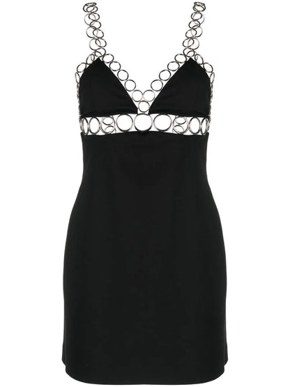 Chain-Link Mini Dress