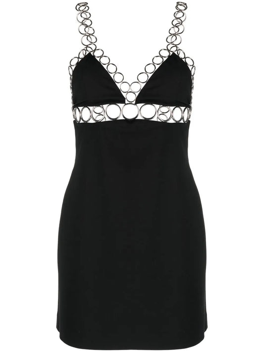 Chain-Link Mini Dress