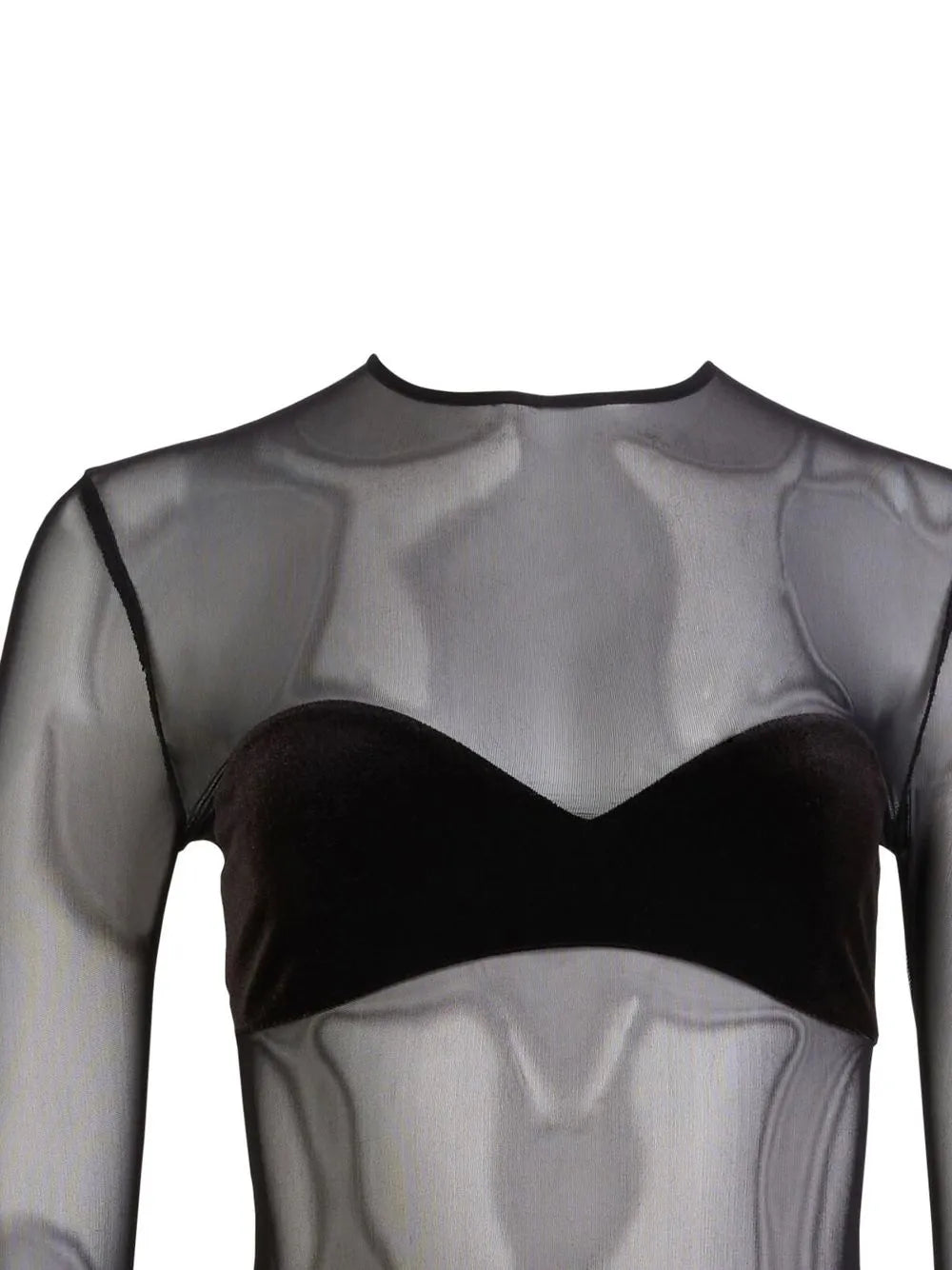 Mesh Panel Bodycon Dress