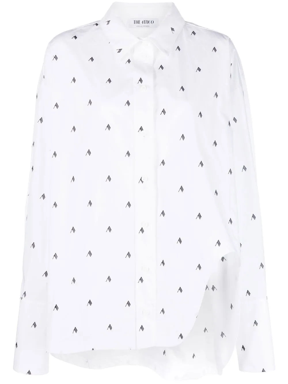 Diana Oversized Logo-Print Shirt