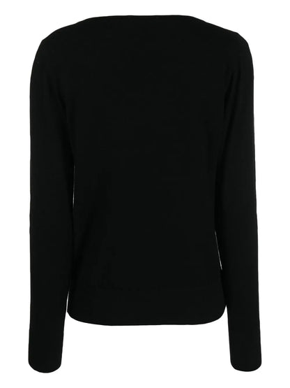 Crew-Neck Knitted Top