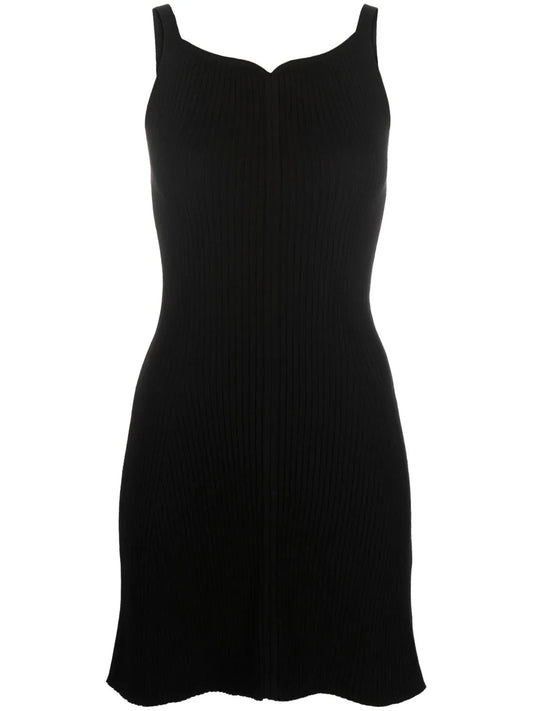 Fitted Sweetheart-Neck Mini Dress