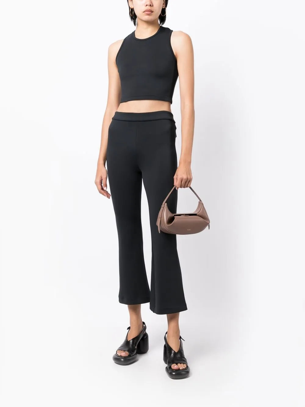 Racerback Cropped Tank Top
