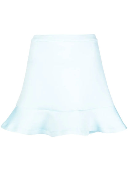 Ruffled-Trim Mini Skirt