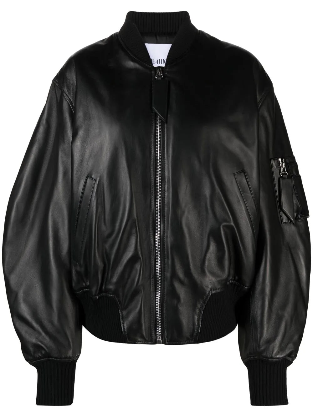 Leather Bomber Jacket