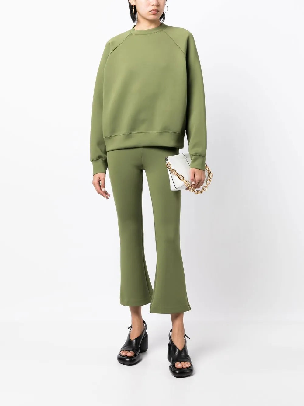 Round-Neck Long-Sleeved Sweatshirt