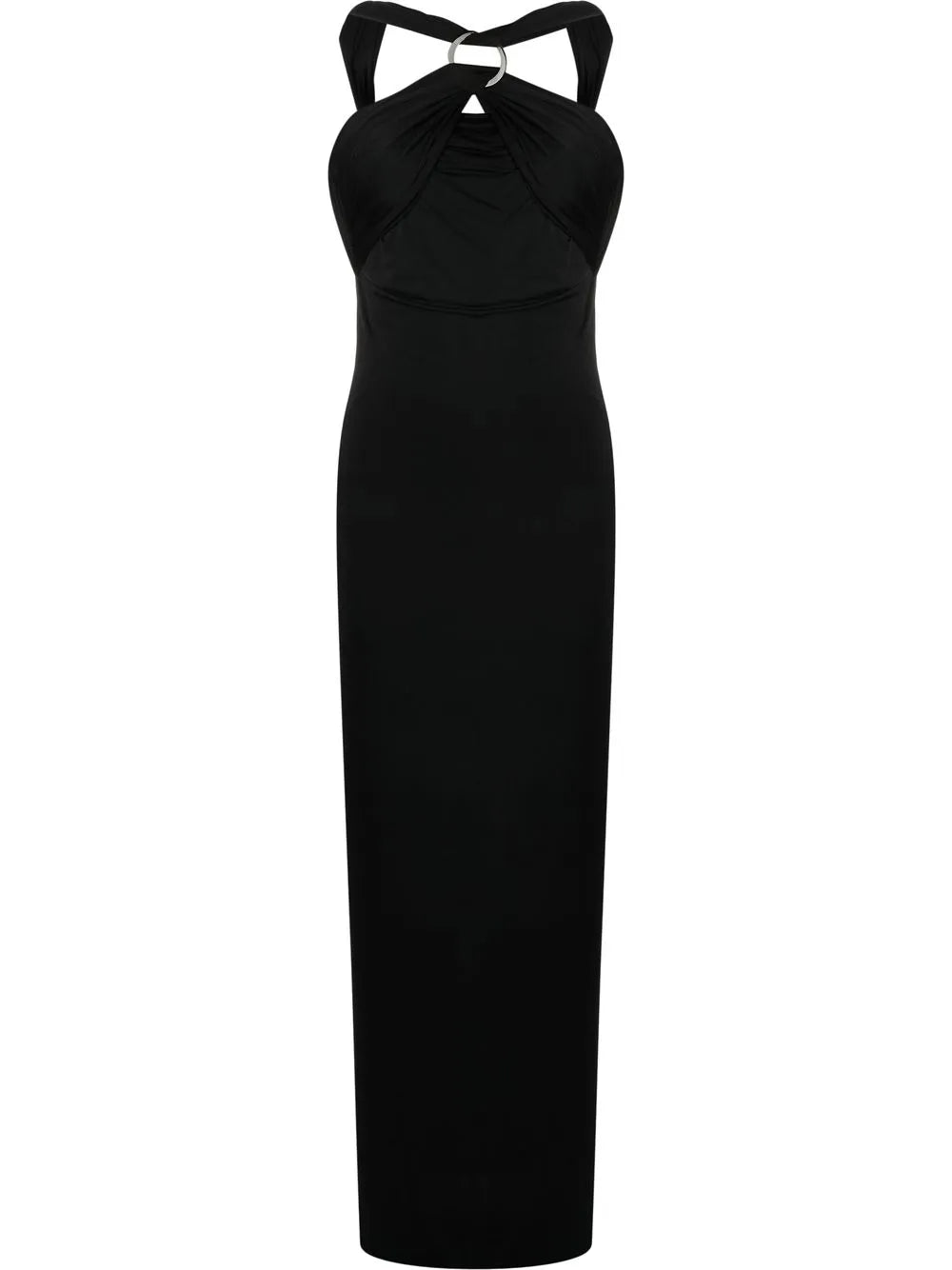 Draped Halterneck Dress