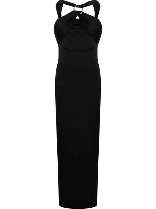 Draped Halterneck Dress