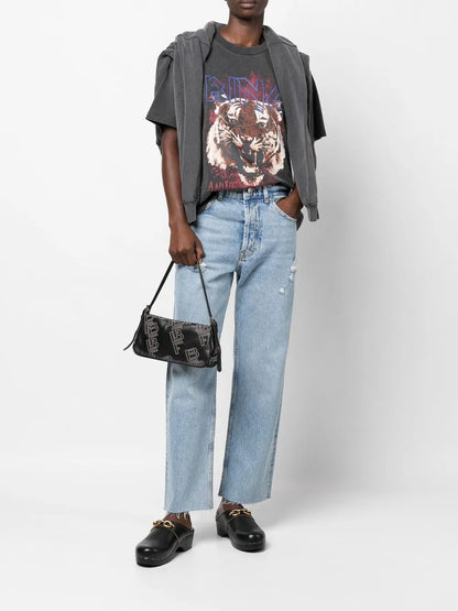Gavin Mid-Rise Straight Jeans