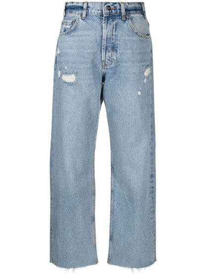 Gavin Mid-Rise Straight Jeans