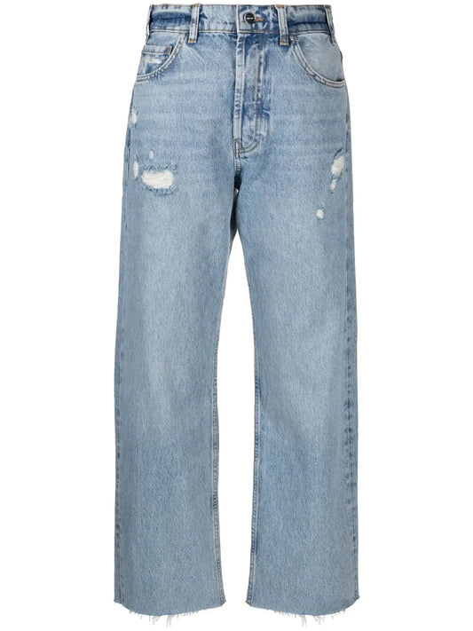 Gavin Mid-Rise Straight Jeans