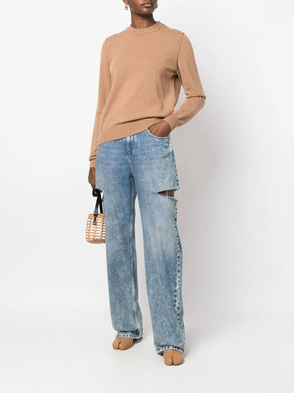 Crew-Neck Cashmere Jumper