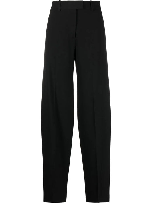 High-Waisted Wide-Leg Trousers