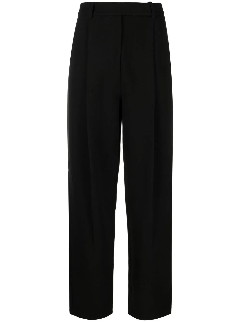 High-Waist Straight Trousers