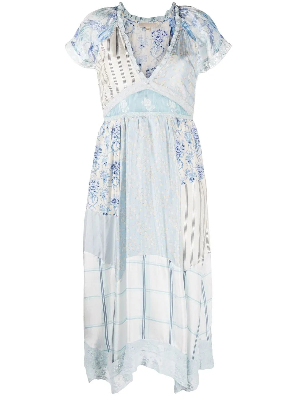 Patchwork Midi Dress