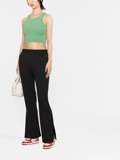 Side Slit-Detail Trousers
