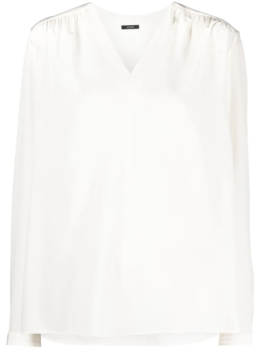 V-Neck Silk Blouse