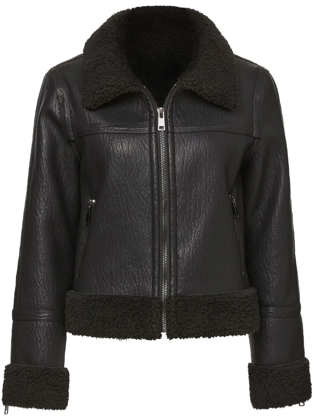 Berlin Faux-Shearling Trim Jacket