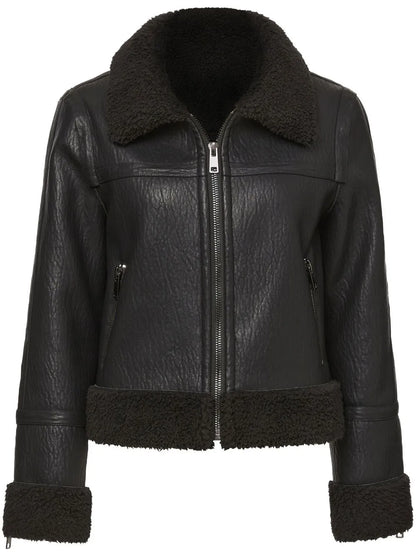 Berlin Faux-Shearling Trim Jacket