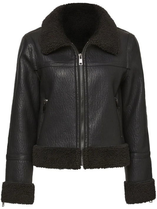 Berlin Faux-Shearling Trim Jacket