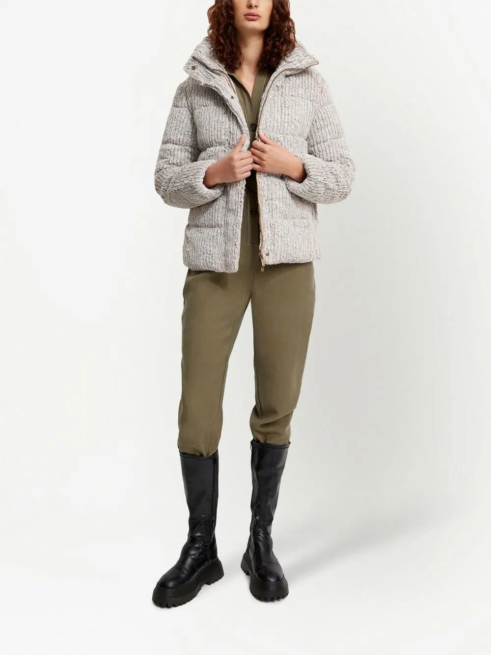 Close-Knit Puffer Jacket