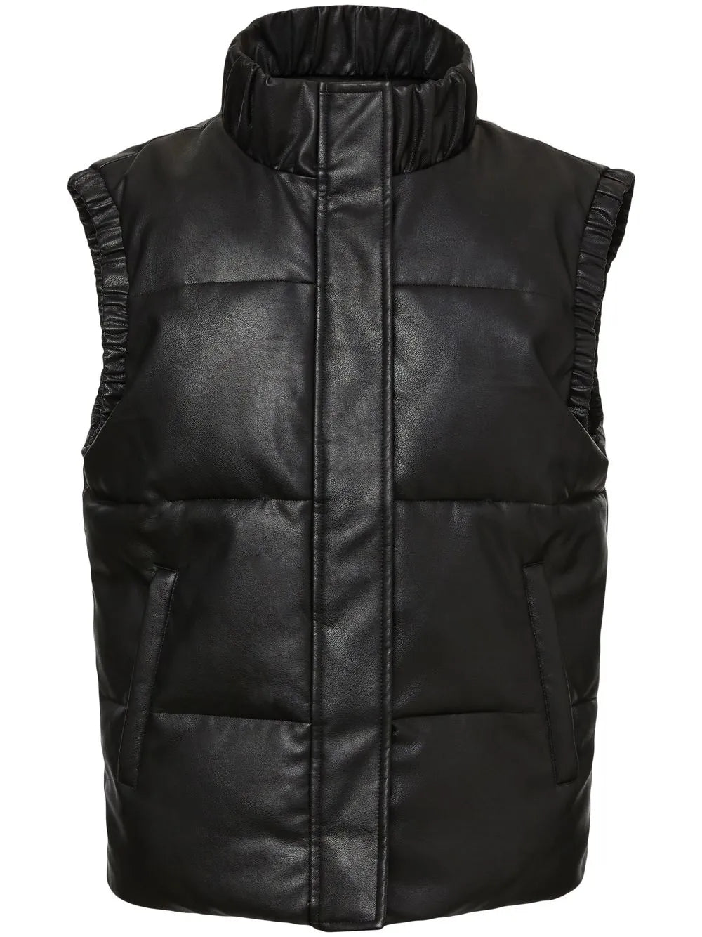 Cruising Faux-Leather Gilet Jacket