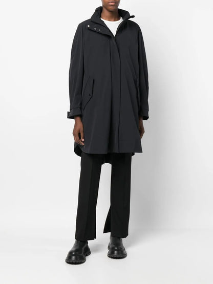 High-Neck Oversize Raincoat
