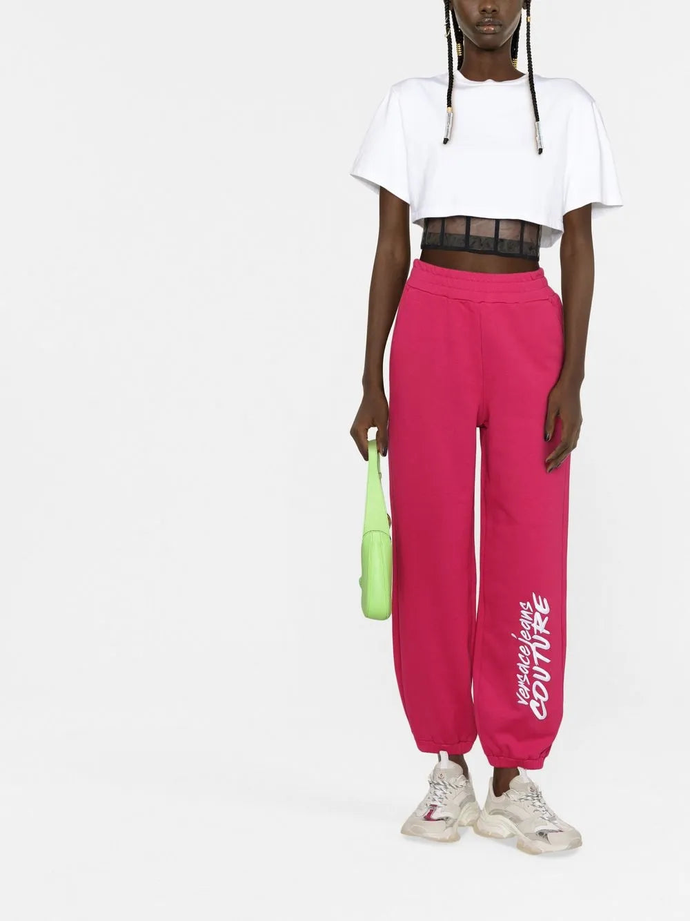Logo-Print Cotton Track Pants