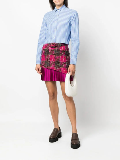 Boucle Pleated Skirt