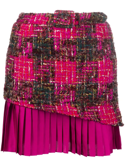 Boucle Pleated Skirt