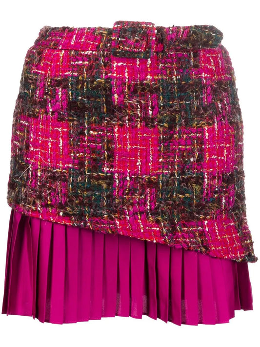 Boucle Pleated Skirt