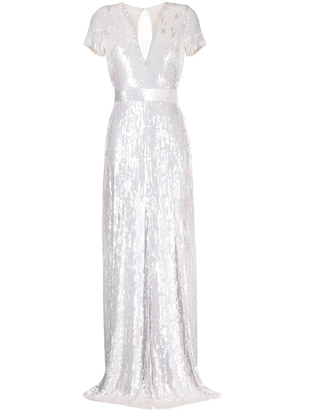 Ray Sequin-Embellished Gown
