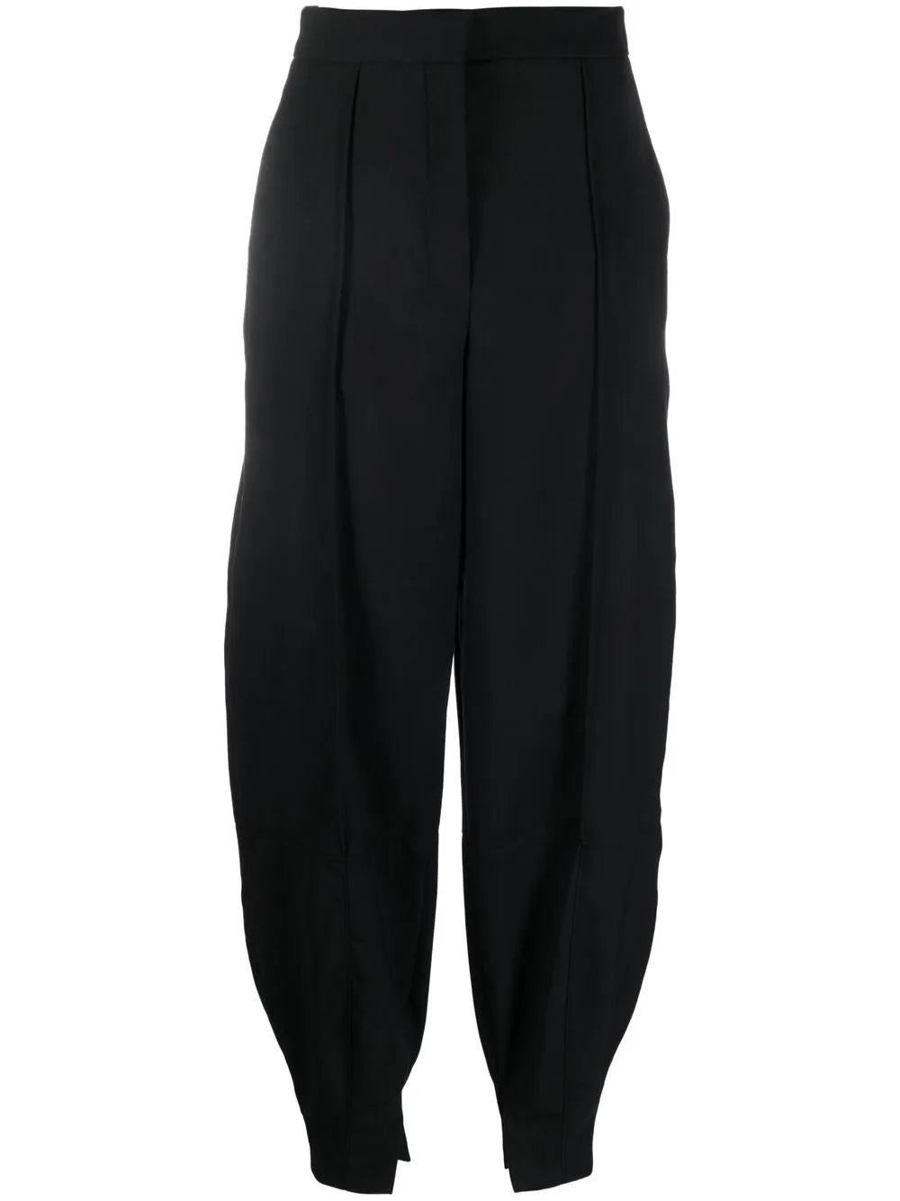 High-Waisted Split Ankle Trousers