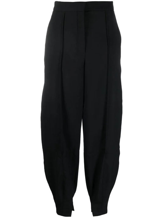 High-Waisted Split Ankle Trousers