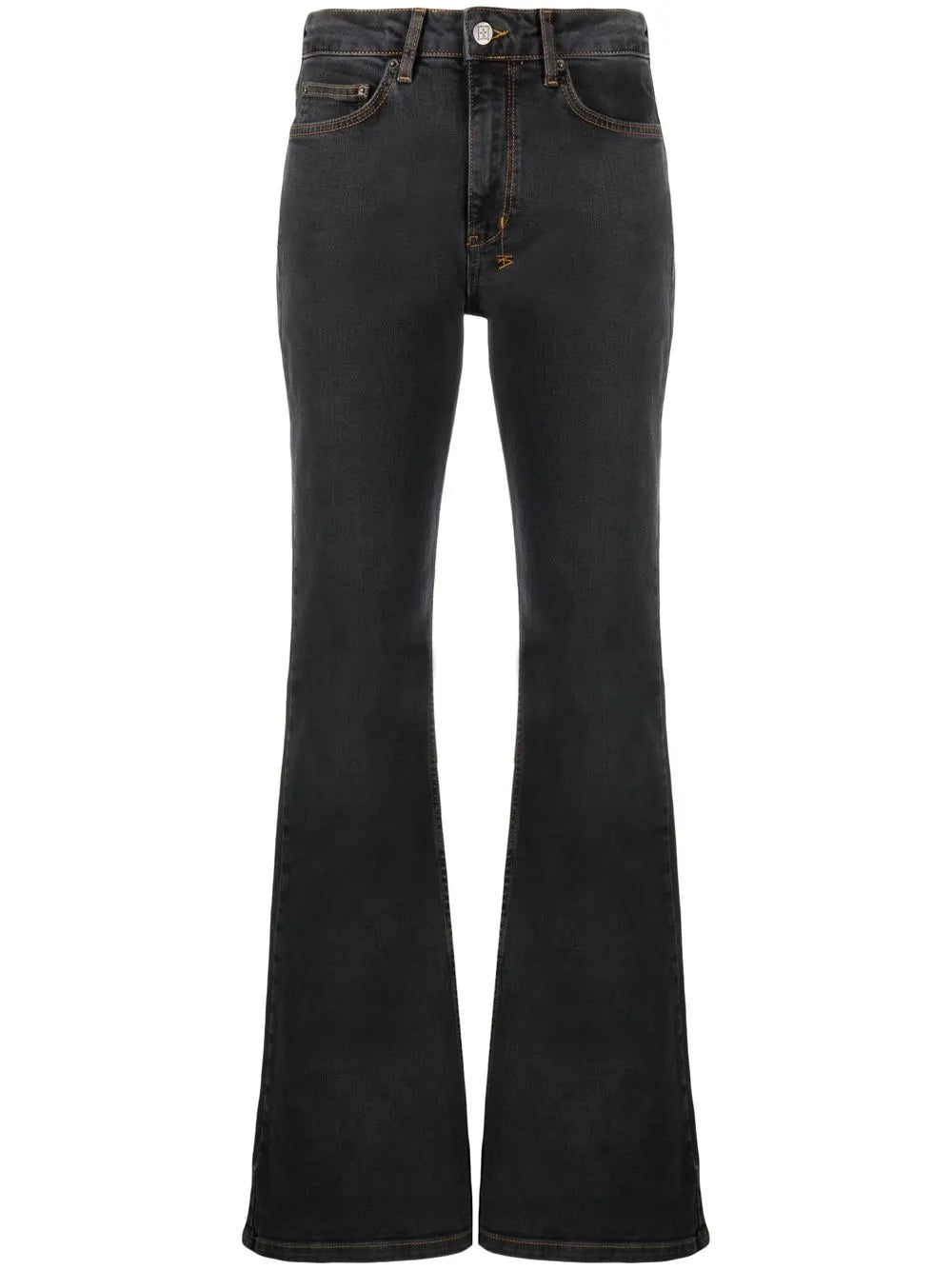 Flared-Leg Denim Jeans