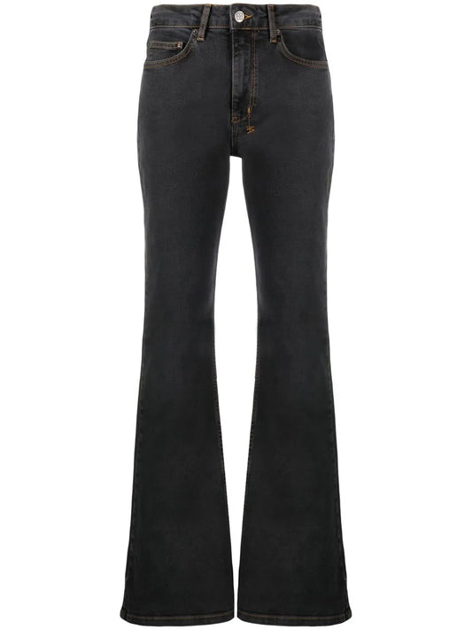 Flared-Leg Denim Jeans