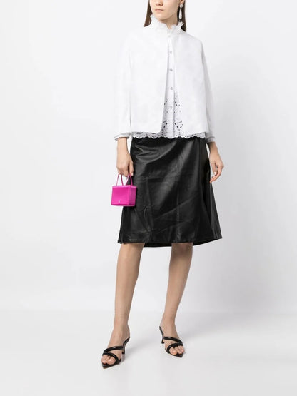 Lace Collar Jacket Set