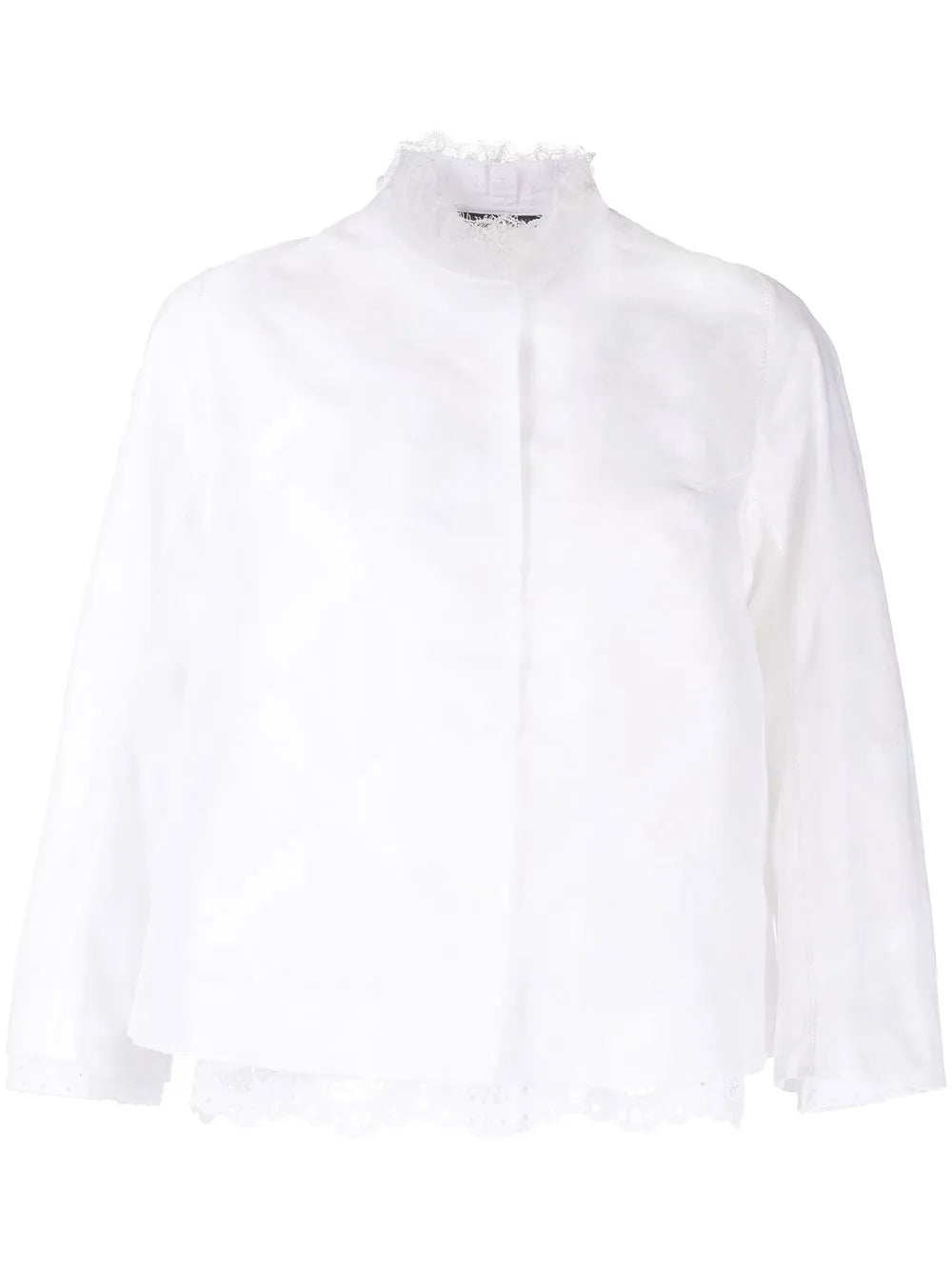 Lace Collar Jacket Set