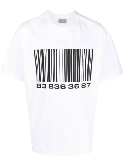 Barcode-Print T-Shirt