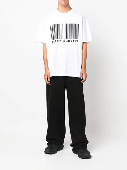 Barcode-Print T-Shirt