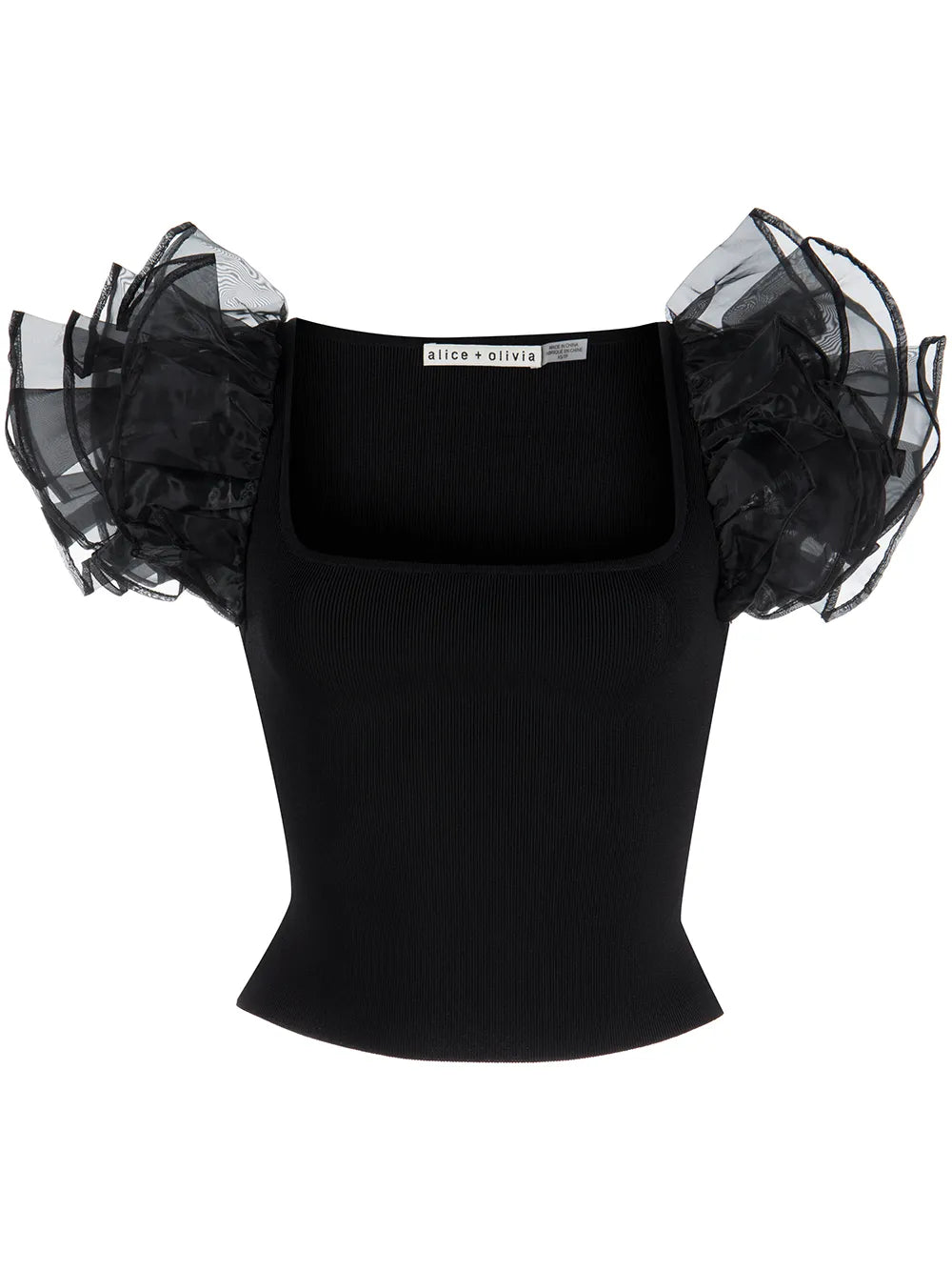 Merida Ruffle-Sleeve Top