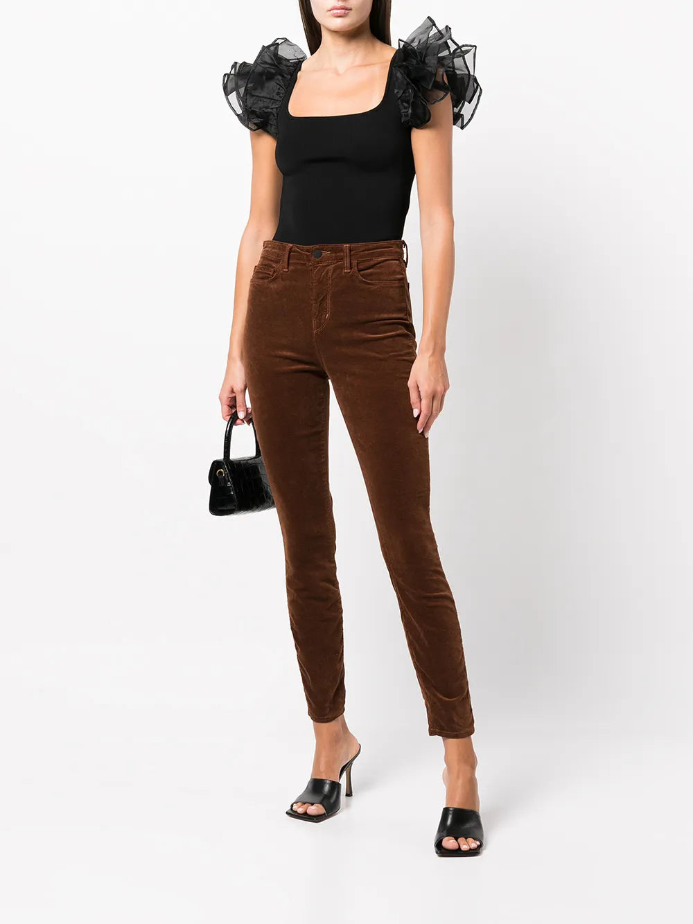 Merida Ruffle-Sleeve Top