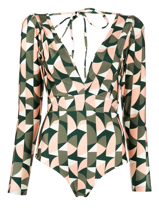 Plitka Long-Sleeve One-Piece