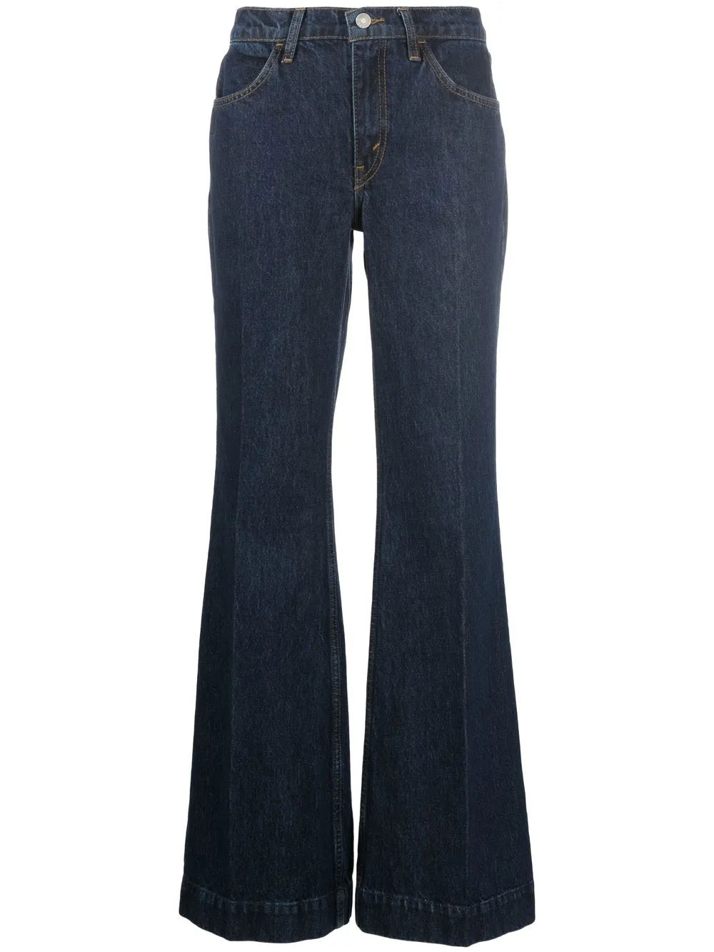 70S Low-Rise Flared Jeans