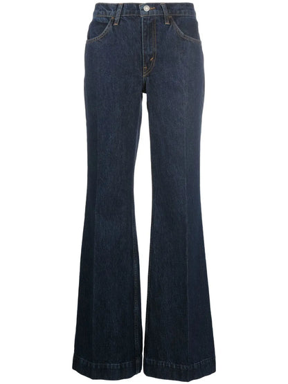 70S Low-Rise Flared Jeans